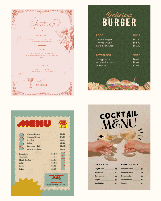 Menus image